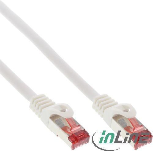 InLine  0,5m Cat.6 kabel sieciowy 1000 Mbit RJ45 - biały 76450W