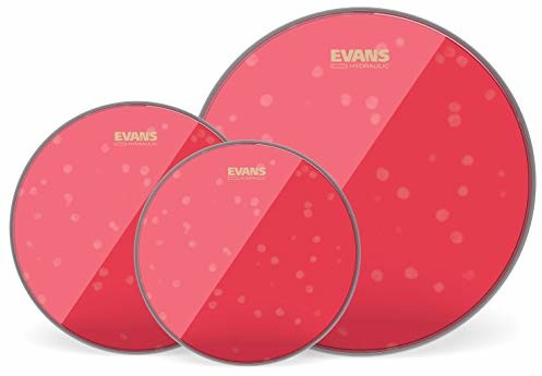 Evans hydrauliczny czerwony standardowy zestaw (30 cm, 33 cm, 40 cm) z powłoką UV 14 cali EPP-HRUV1-S