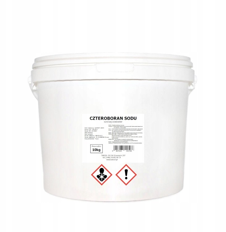 Czteroboran Sodu 10 H2O 99,9% boraks borax 10kg