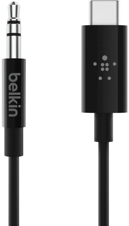 Belkin Kabel USB-C 3,5mm Audio (F7U079bt06-BLK)