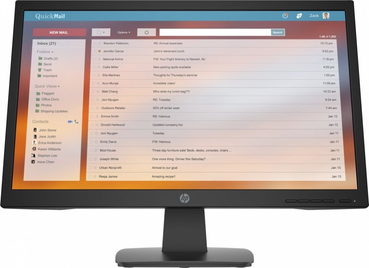 HP P22v G4 Czarny (9TT53AA)