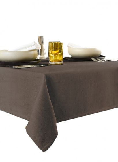 De Witte Lietaer Gibson obrus 145 x 260 cm brązowy