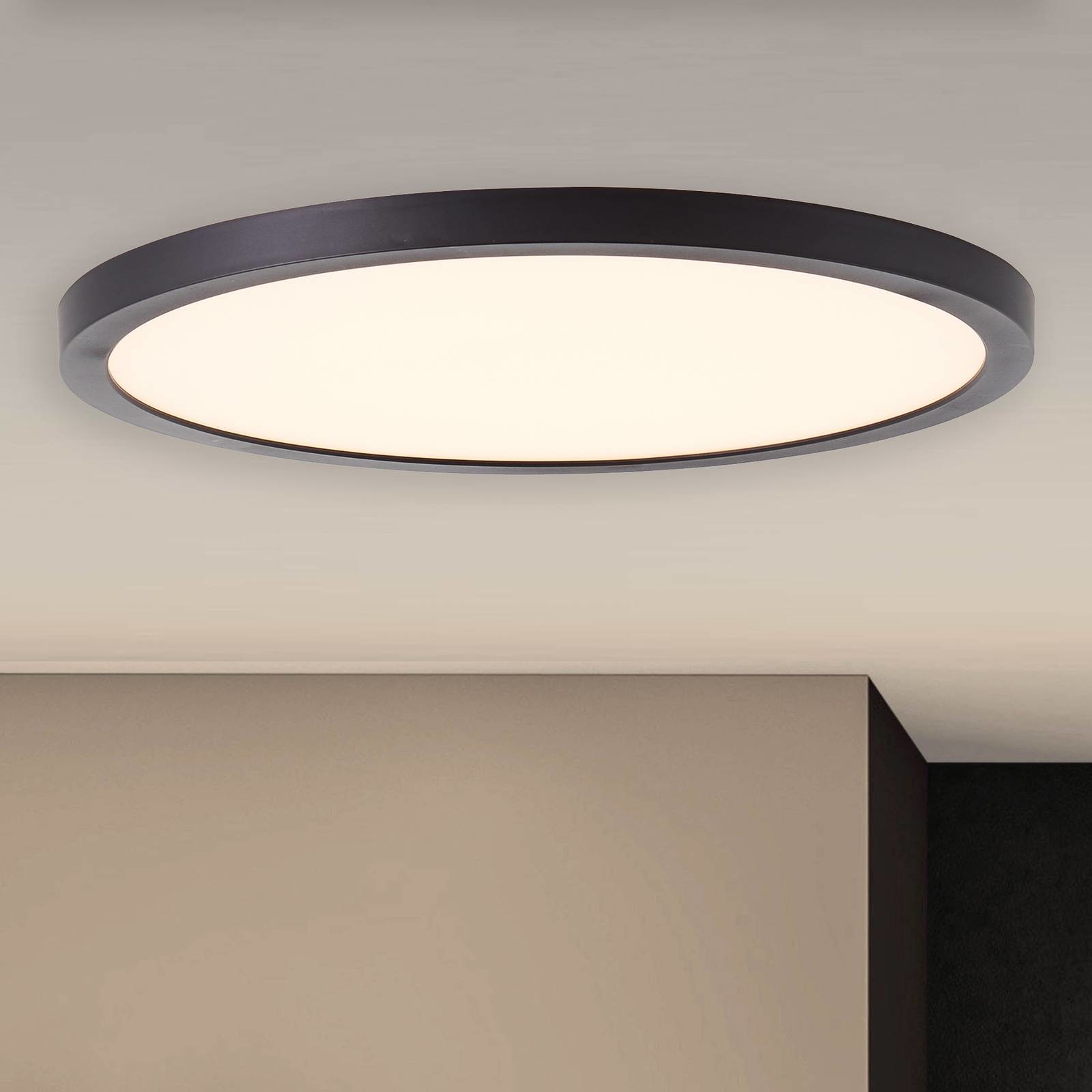 Brilliant Lampa sufitowa LED Tuco czarna, 25 cm