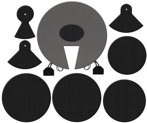 XDrum DMUTE-FUS zestaw amortyzatorów perkusyjnych Pro Fusion do kotłów: 10