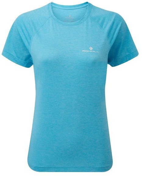 RONHILL Koszulka do biegania damska STRIDE S/S TEE 2020 niebieska