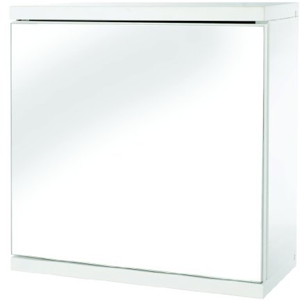 Croydex szafka z lustrem z 1 drzwiami, płyta MDF, z certyfikatem FSC, biały WC257122