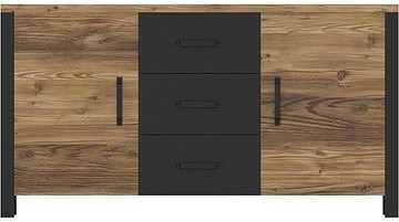 Helvetia Komoda OLIN 26 Appenzeller Fichte-czarny mat 24ABJC26