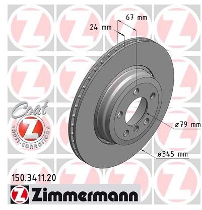 Zimmermann Tarcza hamulcowa 150.3411.20