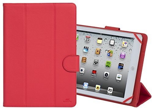 Rivacase etui ze sztucznej skóry z zapięciem na magnes do tabletu. czerwony 25.6 cm (10.1) 3137 Red