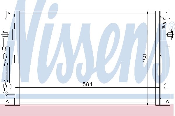 NISSENS Skraplacz, klimatyzacja NISSENS 94182
