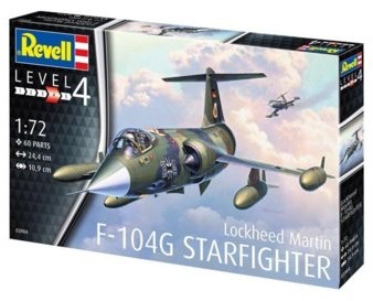 Revell Model plastikowy Samolot F-104G Starfighter + EKSPRESOWA 24H