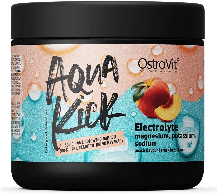 OstroVit Aqua Kick - Electrolyte 300g brzoskwinia