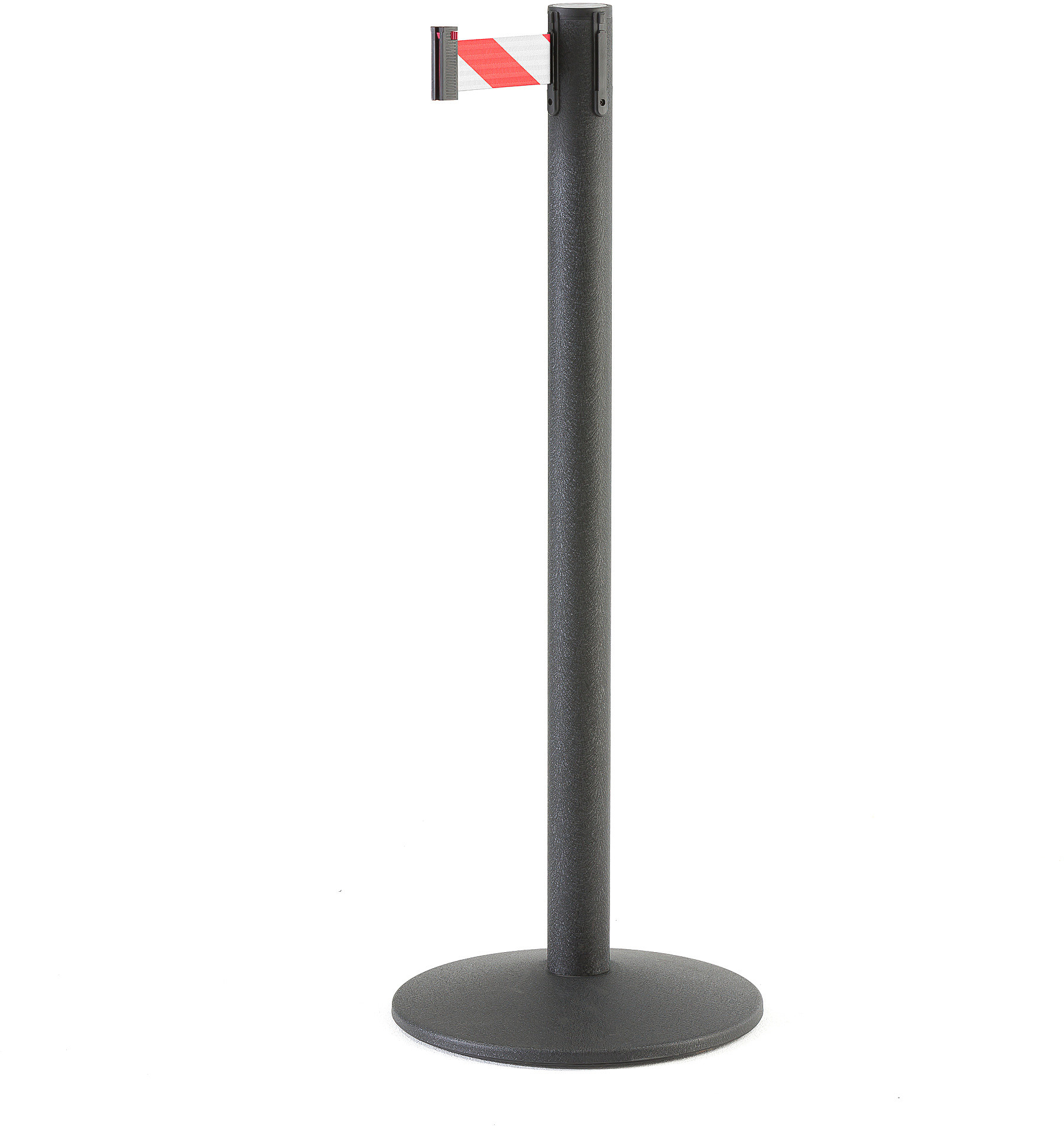 AJ Taśmowy system wygrodzeniowy 3650 mm czarny biało-czerwona taśma 312404