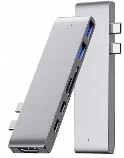 Adapter Macbook Pro Air 7w1 Hub Usb-c Hdmi 4K Sd