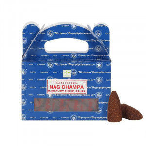 Satya Kadzidła Nag Champa backflow 24 stożki 75 g Satya
