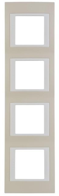 Schneider Electric Ramka poczwórna UNICA róż piaskowy