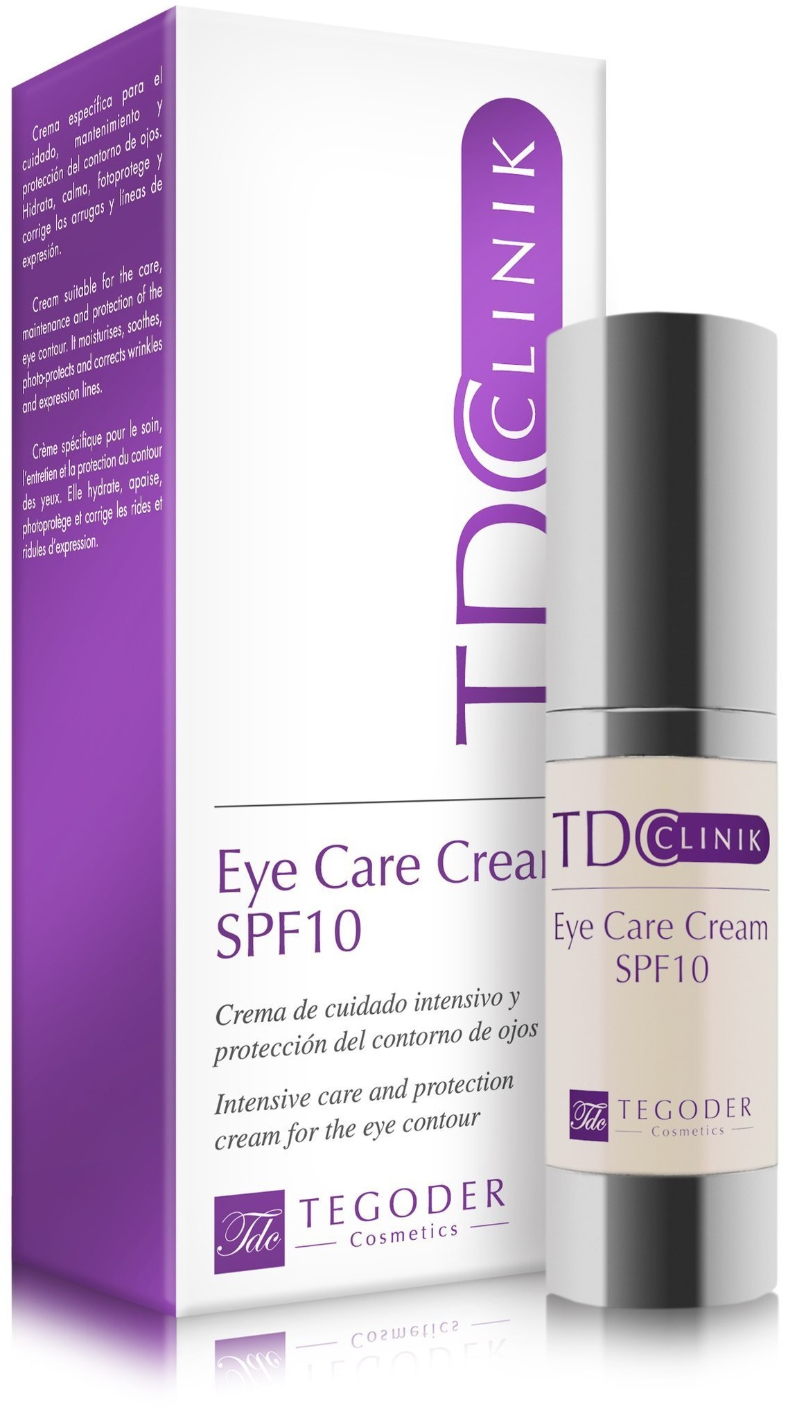 TEGODER COSMETICS Krem do pielęgnacji skóry wokół oczu z filtrem EYE CARE CREAM SPF10 20ml 10834-uniw