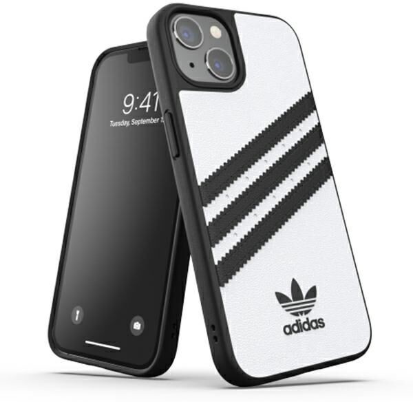 Zdjęcia - Etui Adidas OR Moulded Case PU iPhone 13 / 14 / 15 6.1" biały/white 47094 