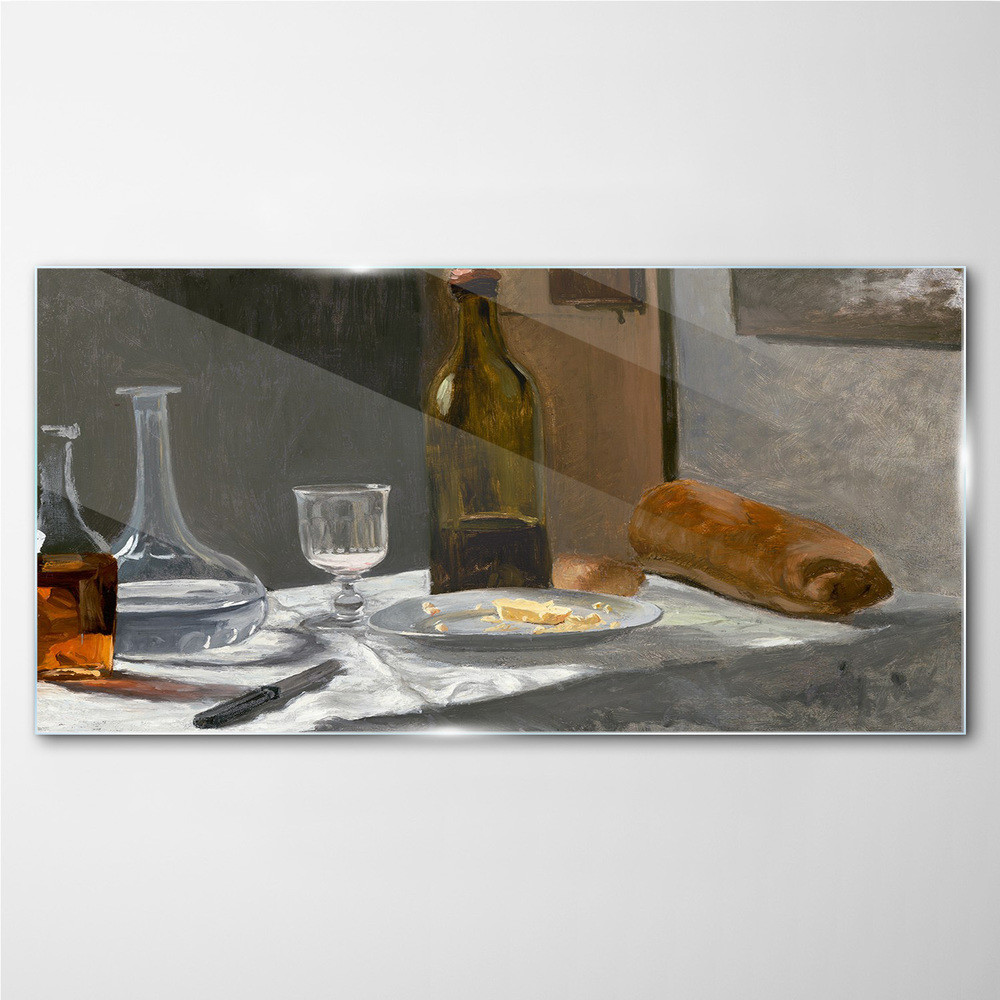 PL Coloray Obraz Szklany Still Life With Bottles Monet 100x50cm