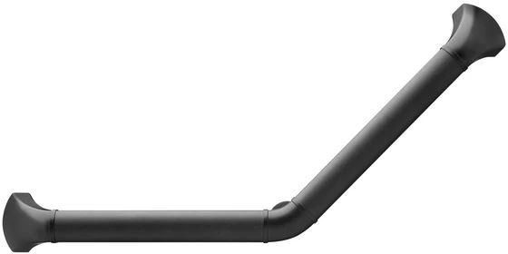 Secucare Uchwyt do łazienki i toalety stały elegancki Black Line 30 + 30 cm kąt 45 8010.135.20