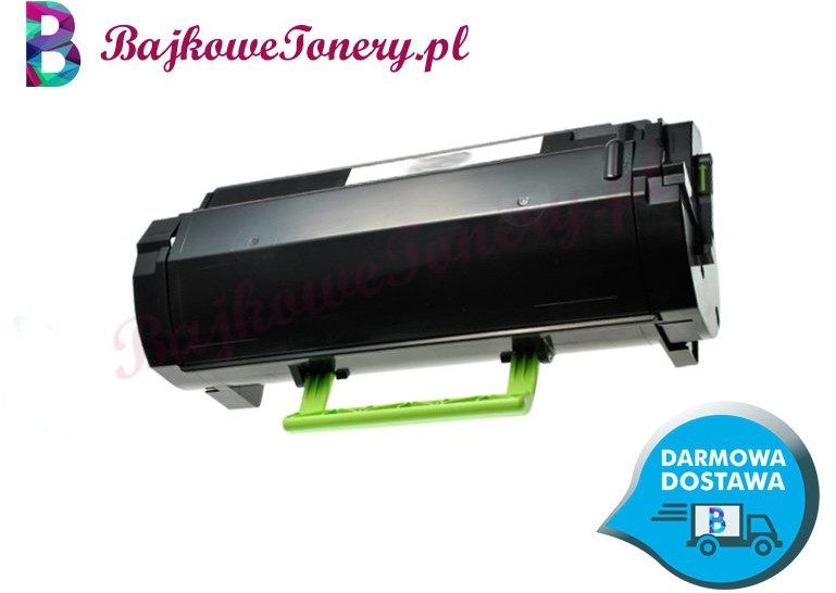 Bajkowetonery.pl TONER ZAMIENNIK DO LEXMARK CZARNY 60F2X00, MX510, MX511, MX611 BT-60F2X00