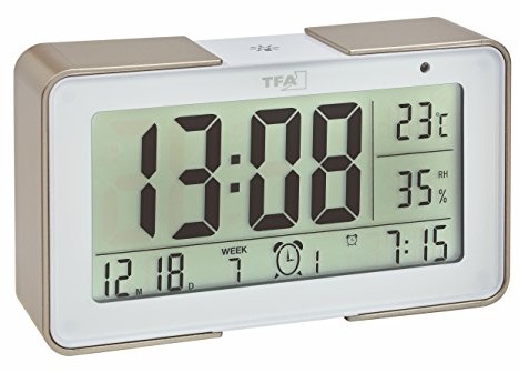 TFA Dostmann 60.2540 Melody budzik radiowy z różnymi wecktoenen 60.2540.53