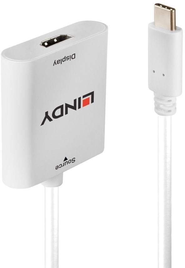 Lindy 43276 Przejściówka adapter) wt USB 3.1 C gn HDMI 4K60 Ultra HD z HDR LY-43276