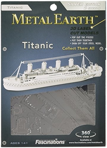 Metal Earth Znane fascinations mms030 502602, Tytanowy konstrukcji, zabawki, 2 płyty metalowe, począwszy od 14 lat