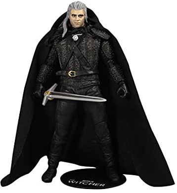 Mcfarlane TM13801 Witcher Netflix 7IN WV1-GERALT of Rivia (sezon 1) - z peleryną materiałową, wielokolorowa 13801