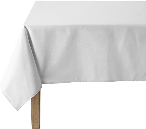 COUCKE obrus okrągły Uni biała bawełna 180 cm 3152192033438
