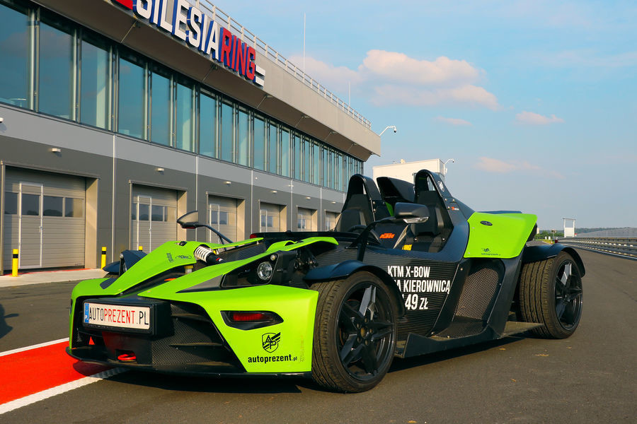 Jazda bolidem KTM XBOW - kierowca - Tor Poznań Główny - 1 okrążenie JKTMP1