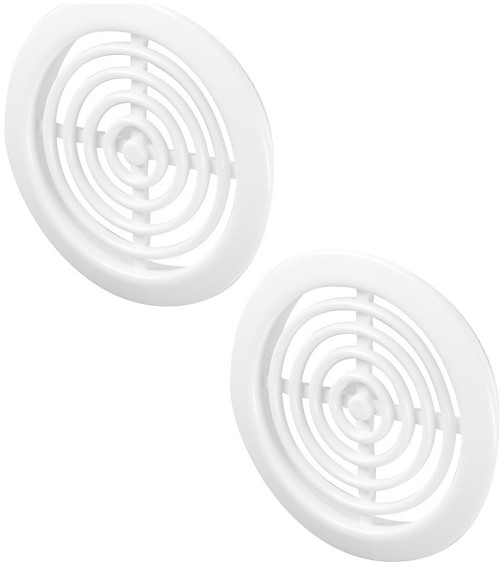 Awenta Osłona wentylacyjna  Mini 45 x 52 mm biała 2 szt.