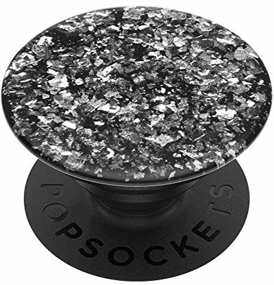 PopSockets PopSockets PopGrip - Rozkładany uchwyt i podstawka do telefonów oraz tabletów z wymiennymi krążkami PopTops - Foil Confetti Silver POPSOCKET15762708
