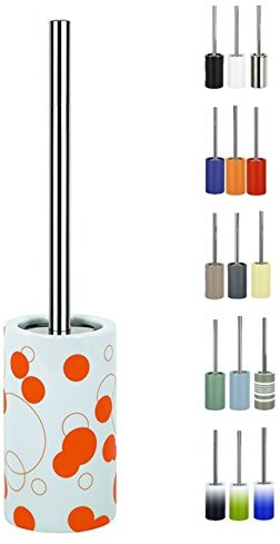 Spirella spirella szczotka do WC, porcelana, 42 x 10,5 x 10,5 cm (wys. x szer. x gł.), różne wzory 10.17299