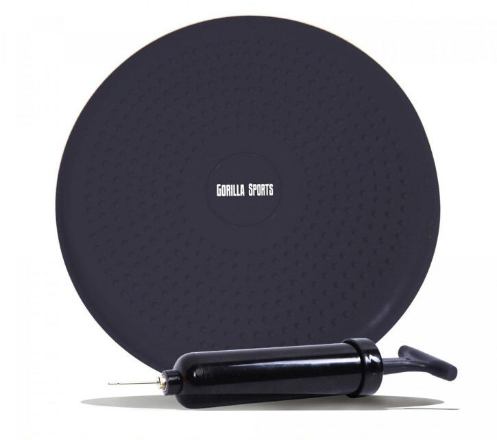Gorilla Sports Poduszka sensomotoryczna pompka szara 101056-00033-0054