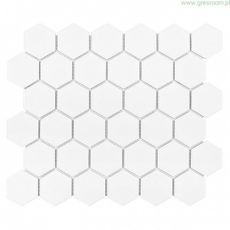 Dunin Mozaika Hexagon White 51 Mat 5,1x5,8