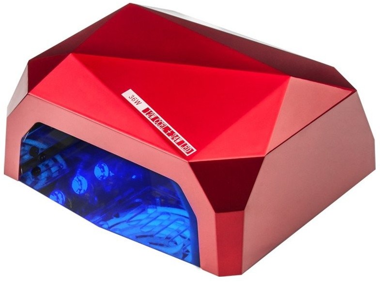 ACTIVESHOP LAMPA DIAMOND 2w1 UV LED+CCFL 36W TIMER + SENSOR RED