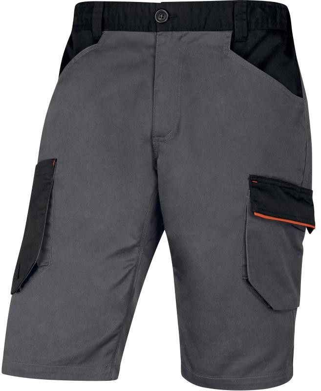 Delta-Plus M2BE3 - bermudy robocze poliestr/bawełna, 7 kieszeni - 1 na miarkę, 65% poliester, 35% bawełna, 245 g/m - 4 kolory - S-5XL.