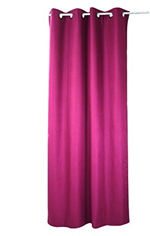 Linder 978/65/375fr/140x240 Uni zasłona nieprzejrzysta poliester Fioletowy 140x240 cm 978/65/375FR/140x240
