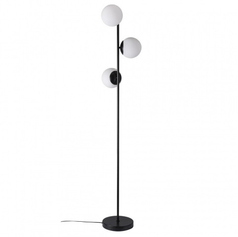 Nordlux Lampa podłogowa Lilly 48613003 czarno-biała oprawa w dekoracyjnym stylu 48613003