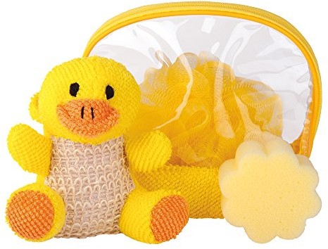 Croll & Denecke Zestaw prezentowy crollius & denecke 4 Kidz, żółta kaczka, 1 sztuki 40725