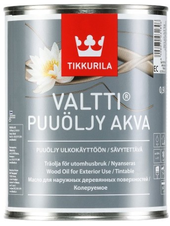 Tikkurila VALTTI WOOD OIL AKVA- olej do drewna, 0.9 l