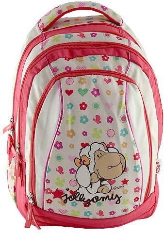 Nici 16568 plecak dla dzieci, biały/różowy 16568