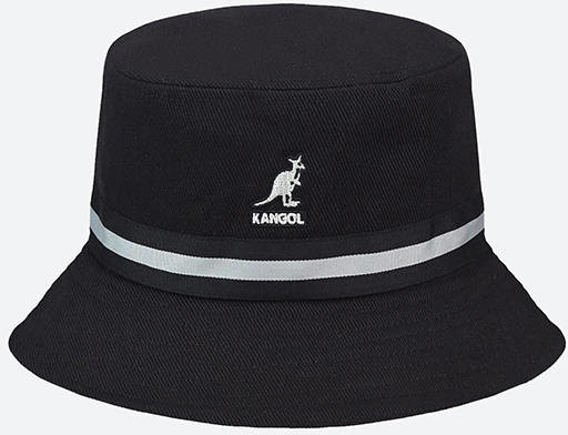 Kangol Kapelusz Stripe Lahinch K4012SP BLACK K4012SPBLACK