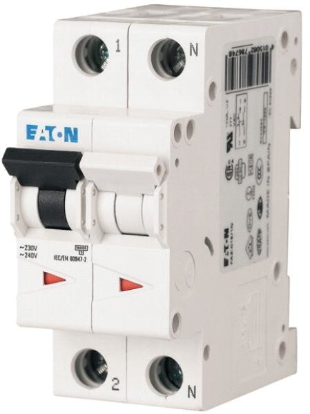 Eaton Wyłącznik nadprądowy FAZ-C0,5/1N 1+N C 0,5A 15kA AC 278657 278657