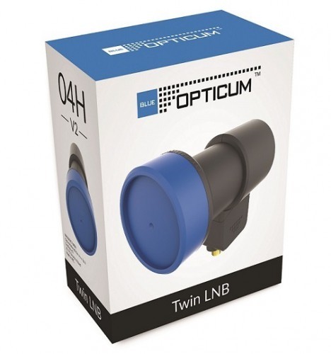 OPTICUM LNB Twin LTP-04H V2 Black LNBT-OPT-LTP-04
