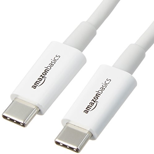 AmazonBasics USB 2.0 Type C to Type C Cable, biały L6LUC028-CS-R
