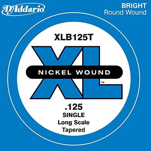 DAddario 125 długa skala nikiel nawinięty stożkowy pojedynczy sznurek do gitary basowej XLB125T
