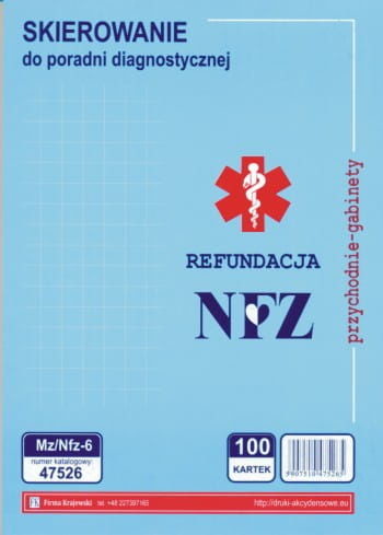 Firma krajewski Skierowanie do pracowni diagnostycznej [Mz/Nfz-6] Mz/Nfz-6