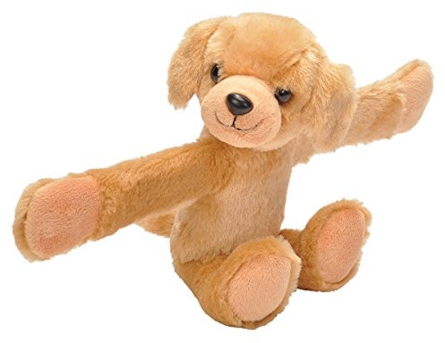 Wild Republic 19565  Huggers  labrador pies pluszowa maskotka z Luvable bransoletka, 20 cm